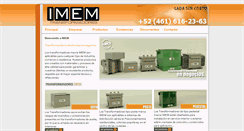 Desktop Screenshot of imem.com.mx